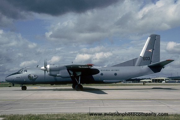 Hungarian Air Force Antonov An-26 603 at RIAT Fairford (2003)