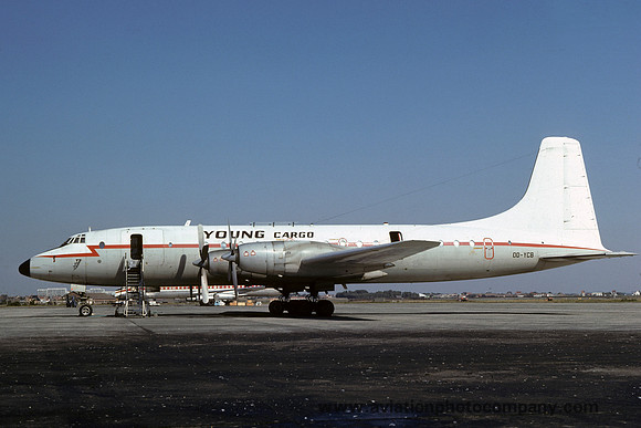 Young Air Cargo Bristol 175 Britannia 253 OO-YCB