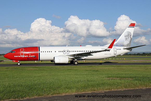 Norwegian Air Shuttle Boeing 737-800 EI-FJG at Manchester IAP (2016)
