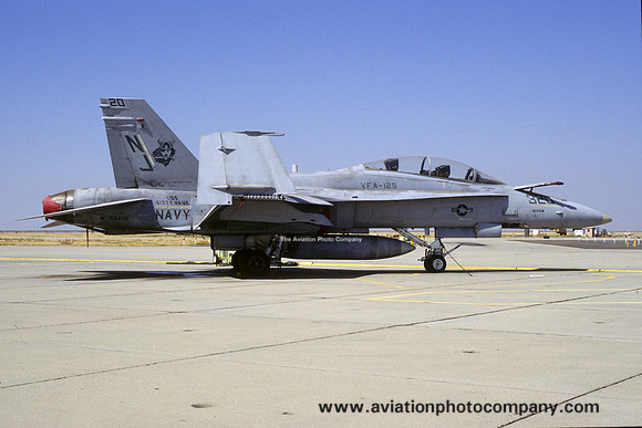 US Navy VFA-125 McDonnell Douglas F/A-18B Hornet 162402/NJ-320 (2000)