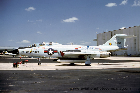 USAF Texas ANG 147 FIS McDonnell F-101F 57-0347 (1977)