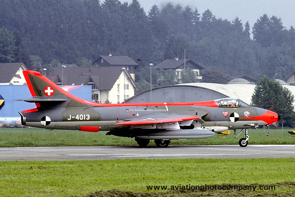Swiss Air Force Hawker Hunter F.58 J-4013 (1989)