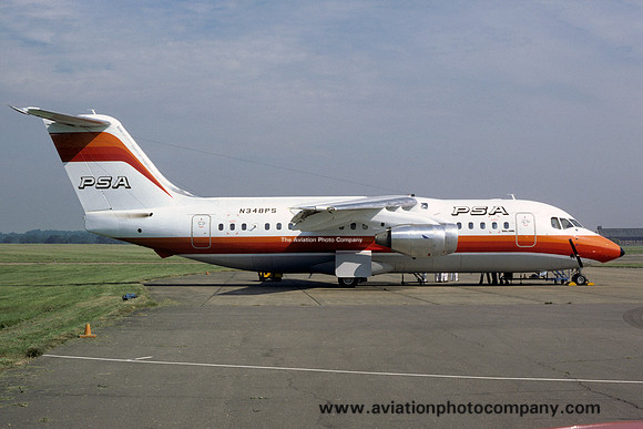 Pacific Southwest Airlines BAe 146-200 N348PS (1984)