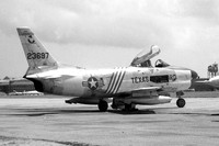 USAF Texas ANG 111 FIS North American F-86D Sabre 52-3697 (1959)