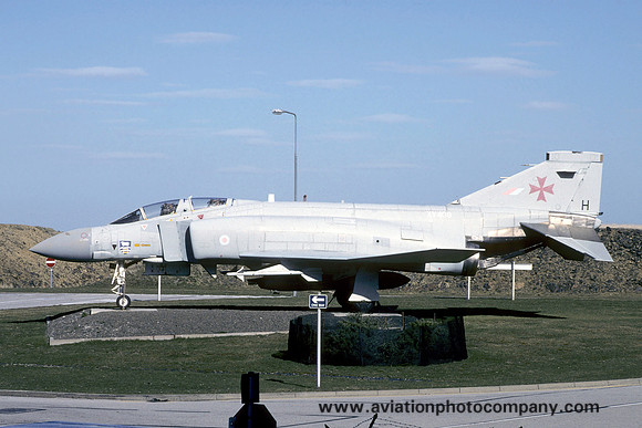 RAF McDonnell F-4M Phantom FGR.2 XV409 displayed at RAF Mount Pleasant (1994)