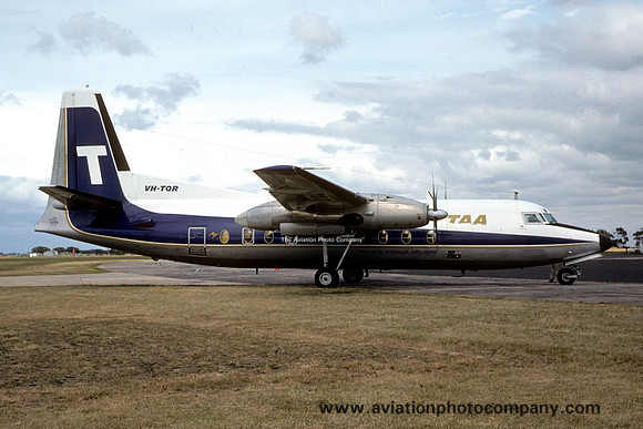 Trans Australia Airlines Fokker F-27-600 Friendship VH-TQR (1977)