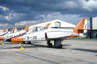 Spanish Air Force Ala 79 CASA C-101 Aviojet E.25-10/79-10 at IAT Fairford (1987)