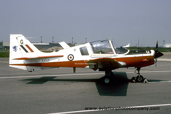 RAF Birmingham UAS SAL Bulldog T.1 XX521/G at RAF Brize Norton (2000)