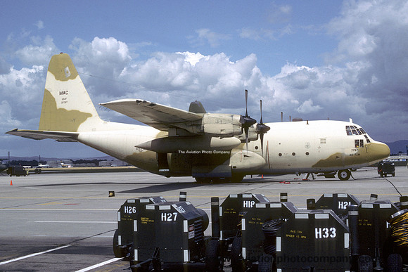 USAF 314 TAW Lockheed C-130E Hercules 63-7767 (1985)
