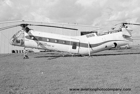 Aviation Contractors Inc Vertol CH-21C Shawnee N8540 (1972)