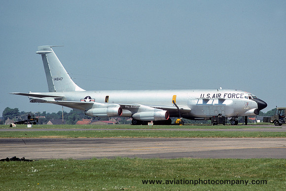 USAF 55 SRW Boeing RC-135C 64-14847 at RAF Mildenhall (1975)
