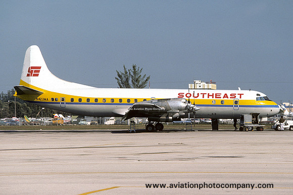 Southeast Airlines Lockheed L-188 Electra N423MA (1978)