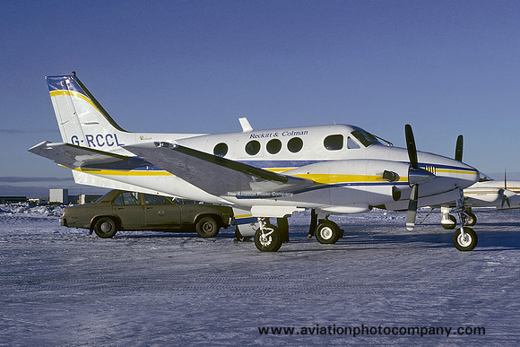 Reckitt and Colman Beech C90 King Air G-RCLL (1979)