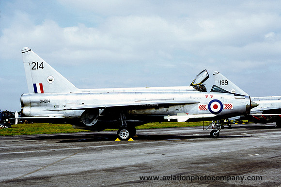 RAF 226 OCU 65 Squadron English Electric Lightning F.1A XM214 (1972)