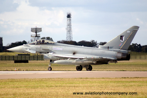 RAF 17 Squadron BAE Typhoon FGR.4 ZJ947/AH at RAF Coningsby (2011)
