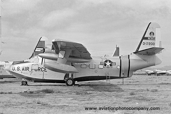 USAF Rescue Grumman HU-16B Albatross 51-7200 at MASDC Davis Monthan (1968)
