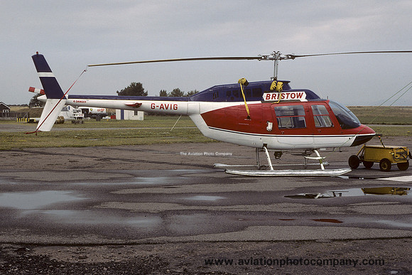 Bristow Helicopters Agusta-Bell 206B JetRanger II G-AVIG (1984)