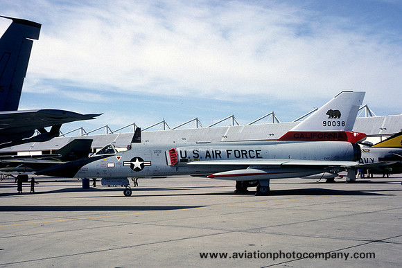 USAF California ANG 194 FIS Convair F-106A Delta Dart 59-0038 (1979)
