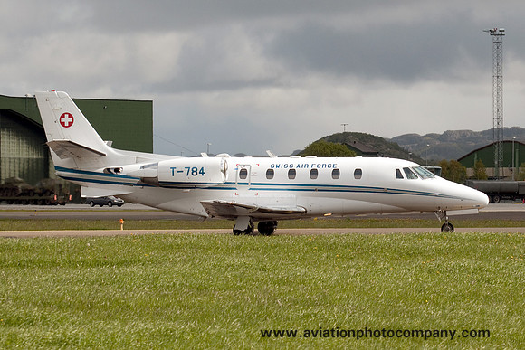 Swiss Air Force LTDB Cessna 560XL T-784 at NATO Tiger Meet 2012 Orland