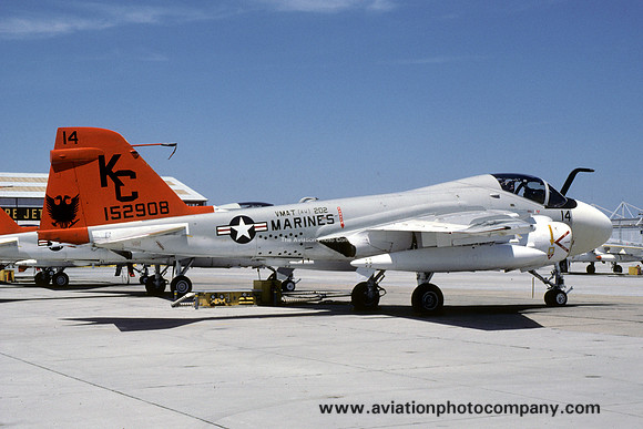 US Marines VMAT(AW)-202 Grumman A-6E Intruder 152908/KC-14 (1980)
