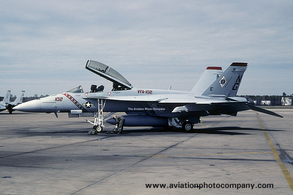 US Navy VFA-102 McDonnell Douglas F/A-18F Super Hornet 165798/NG-102 (2002)