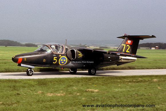 Swedish Air Force SAAB Sk60 60072 (1985)