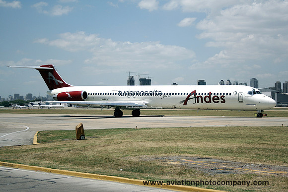 Andes Lineas Aereas McDonnell Douglas MD-82 LV-BEP (2008)