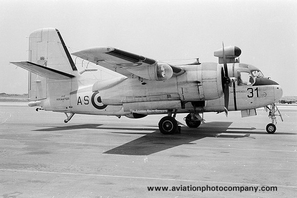 Italian Air Force Grumman S-2F Tracker MM144702/AS-31 at RAF Luqa