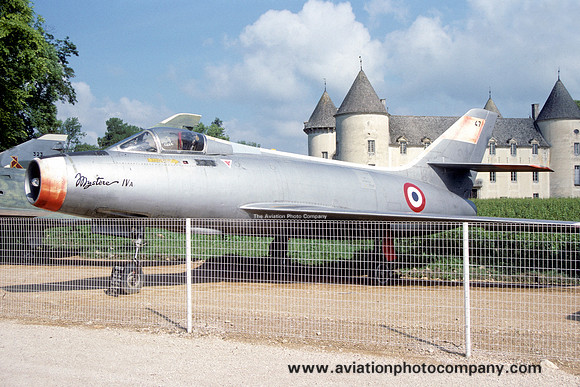 French Air Force Dassault Mystere IVA 47 at the Savigny Museum (1989)
