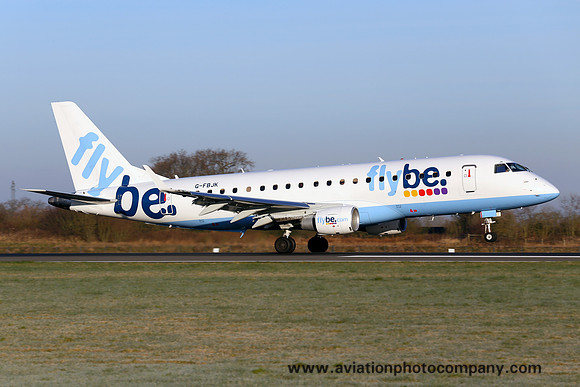 FlyBe Embraer ERJ-175 G-FBJK at Manchester (2014)