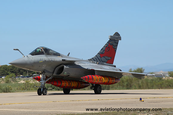 French Navy Dassault Rafale M 19 at the NATO Tiger Meet Zaragoza (2016)