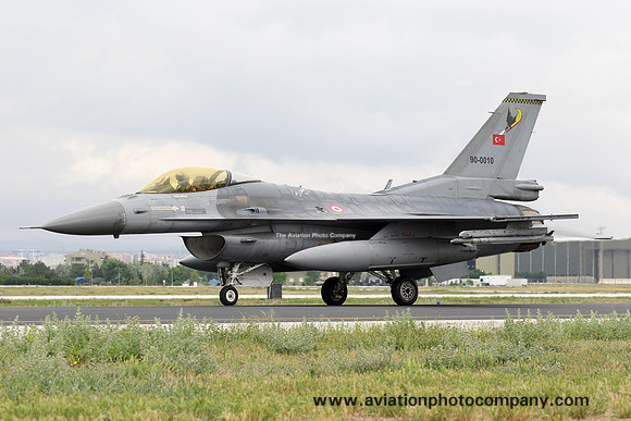 Turkish Air Force 162 Filo General Dynamics F-16C Fighting Falcon 90-0010 during Exercise Anatolian Eagle at Konya (2016)