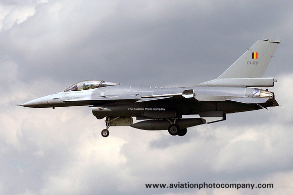 Belgian Air Force 10 Wing GD F-16AM FA-69 at Kleine Brogel (2014)