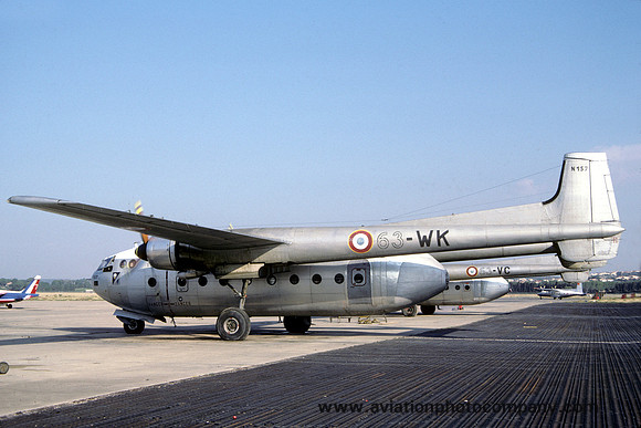 French Air Force ET63 Nord Noratlas 157/63-WK (1986)
