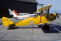 De Havilland Tiger Moth G-ANFV/DF155 at RAF Lossiemouth (1985)