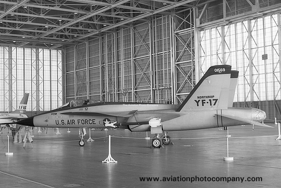 USAF Northrop YF-17 72-1569 at Edwards AFB (1974)