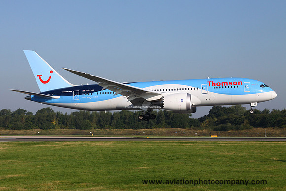 Thomson Boeing 787-8 G-TUID at Manchester (2013)