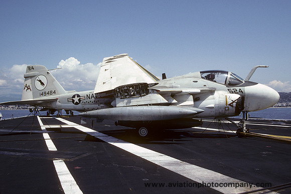 US Navy VA-35 Grumman KA-6D Intruder 149484/AA-524 on board USS Saratoga (1992)