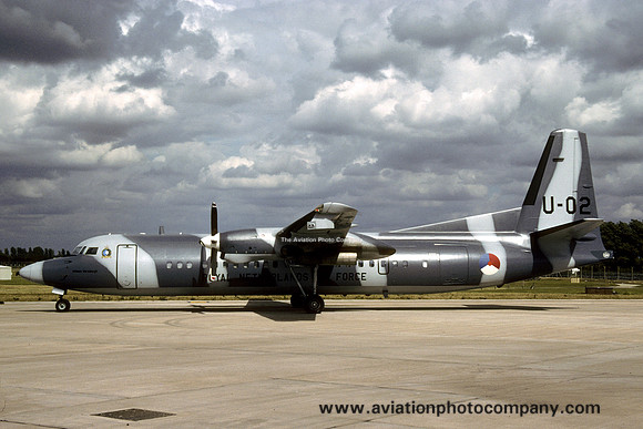 Dutch Air Force 334 Squadron Fokker 60 U-02 at RIAT Fairford (2003)