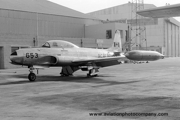 Royal Canadian Air Force Canadair CL-30 (CT-133 Silver Star)21653 at RAF Luqa (1968)
