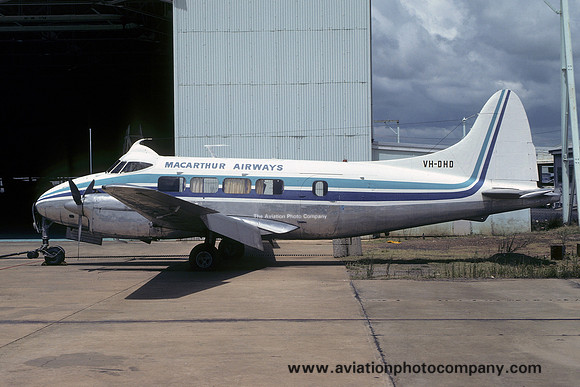 MacArthur Airways De Havilland DH.104 Dove 5 VH-DHD (1980)
