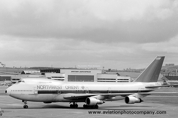 Northwest Orient Boeing 747-100 N610US at Prestwick