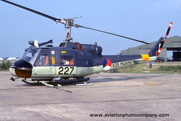 Dutch Navy 7 Squadron Bell UH-1B 227 (1977)