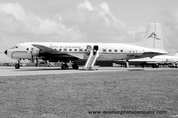Delta Air Transport Douglas DC-6B OO-VGK (1976)