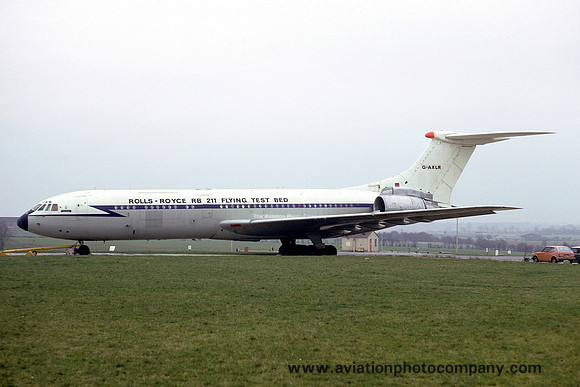 Rolls Royce RB211 Flying Test Bed Vickers VC-10 G-AXLR (1976)