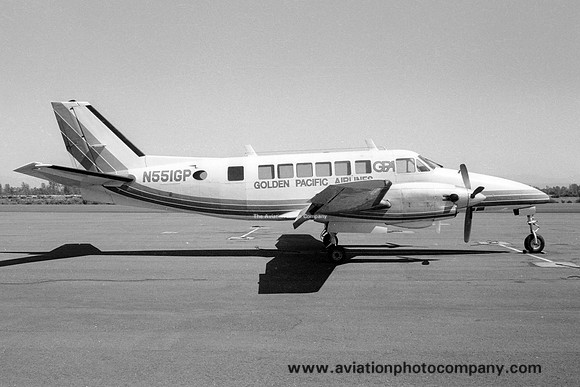Golden Pacific Airlines Beech 99 N551GP (1969)