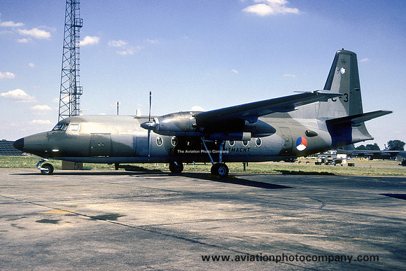 Dutch Air Force 334 Squadron Fokker F-27-300M Troopship C-3 (1989)