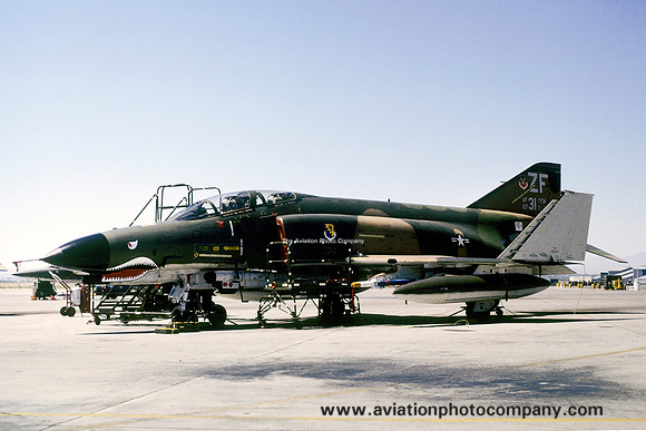 USAF 31 TFW 307 TFS McDonnell F-4E Phantom 67-0317/ZF (1979)