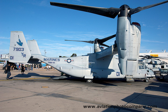 US Marines VMM-161 Bell-Boeing MV-22B Osprey 167903/YR-01 (2011)