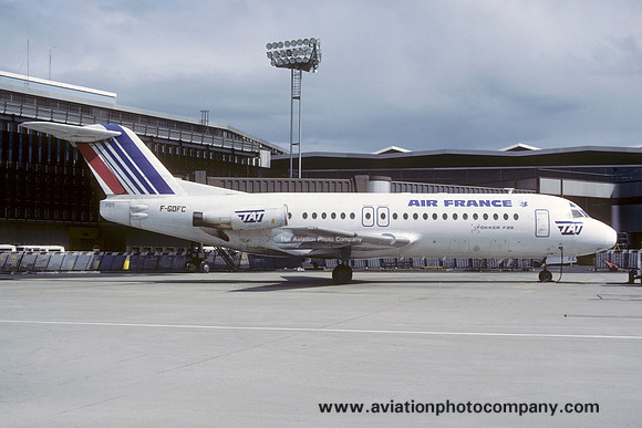 Air France/TAF Fokker F-28-4000 Fellowship F-GDFC (1984)